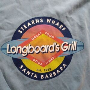 Vintage Stearn's Wharf Longboard's Grill Santa Barbara Hoodie Sweatshirt